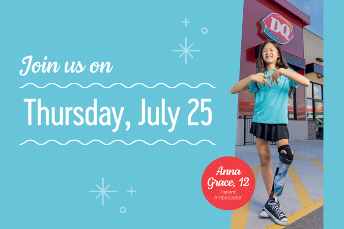 “MIRACLE TREAT DAY” SLATED FOR THURSDAY, JULY 25 AT DQ RESTAURANTS IN TEXAS,  BENEFITING CHILDREN’S MIRACLE NETWORK