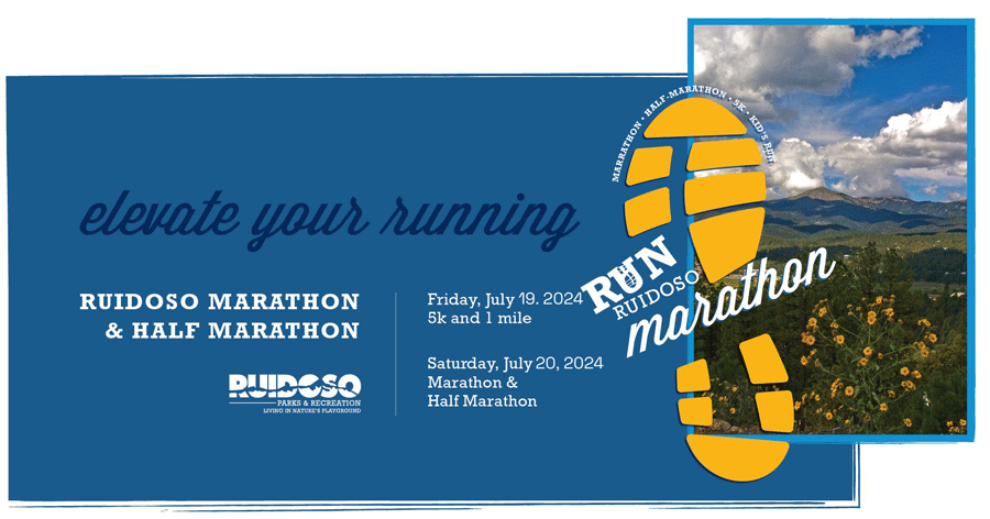 Ruidoso 50K, Marathon, Half Marathon, Schlotzsky’s Bun Run 5K and 1 Mile Kids Run