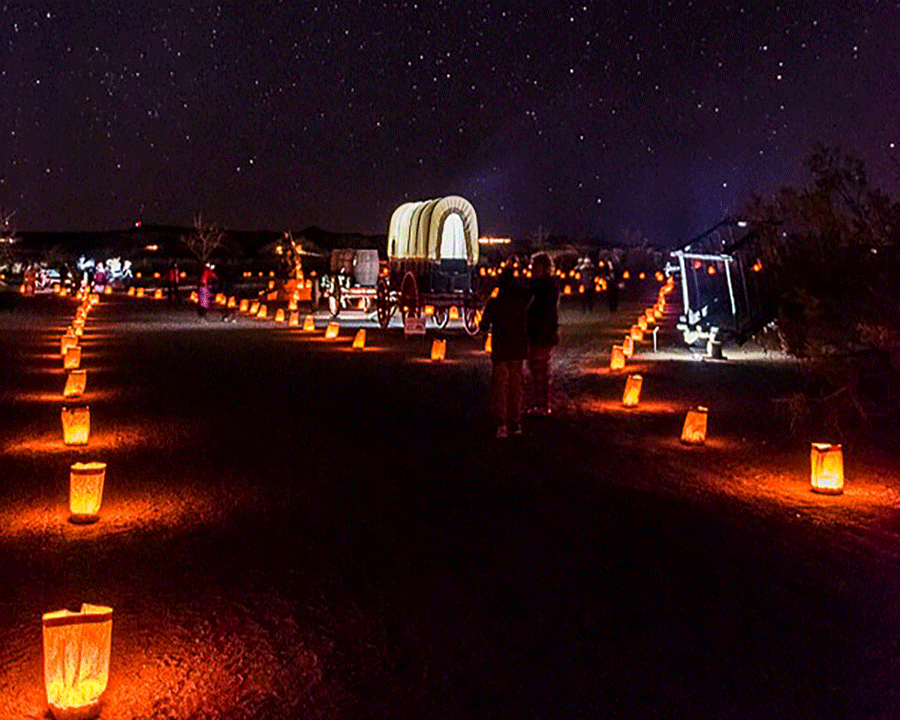 Celebrate the longest night of the year at  Fort Selden’s Noche de Las Luminarias