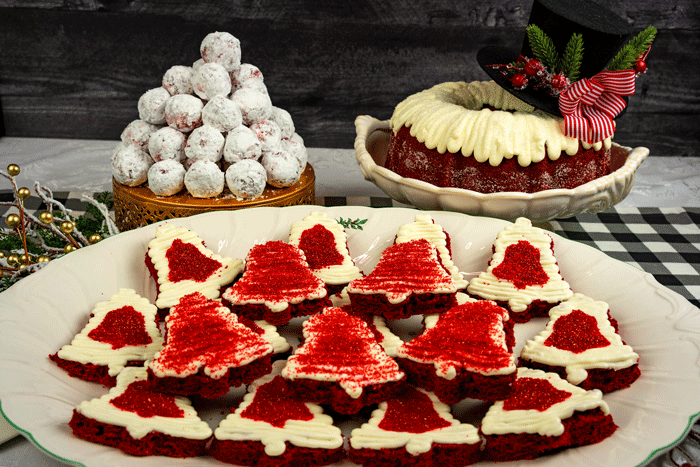 Tasty Twists on a Traditional Holiday Treat: 3 red velvet variations of seasonal sweets