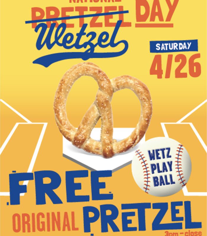 Swing Into National Wetzel Day with Free Pretzels and a Lineup of App-Exclusive Deals