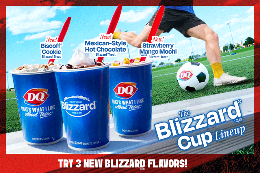 Three All-New, Globally Inspired Flavors Debut at DQ Restaurants in Texas