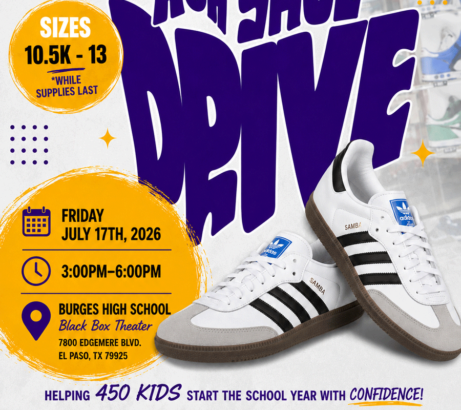 ALERT!!!! TODAY!!! A&A All the Way Foundation Back-to-School Shoe Drive Friday, July 17