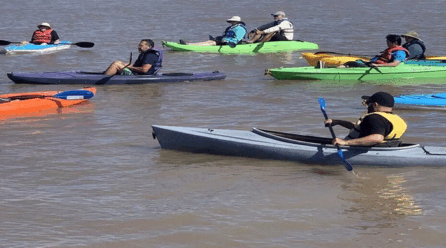 Guided Morning Kayaking & Pilates  Stretching on Caballo Lake