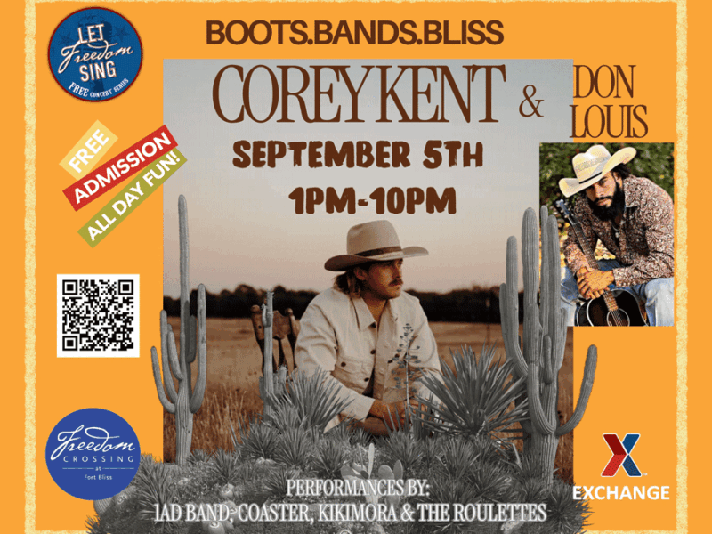 Let Freedom Sing – Corey Kent & Don Louis – Boots.Bands.Bliss.